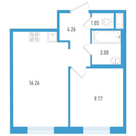 34,7 м², 1-комнатная квартира 5 250 000 ₽ - изображение 52
