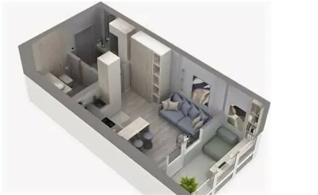 23,1 м², квартира-студия 5 600 000 ₽ - изображение 17