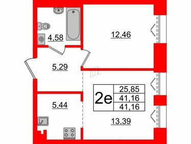 60,2 м², 2-комнатная квартира 16 670 000 ₽ - изображение 130