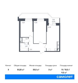 66,1 м², 2-комнатная квартира 16 300 000 ₽ - изображение 82