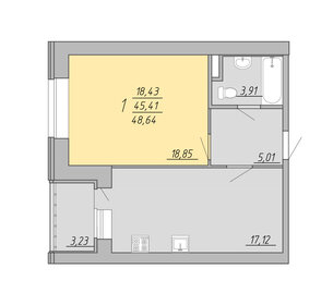 52,7 м², 3-комнатная квартира 5 100 000 ₽ - изображение 139