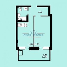 Квартира 38,7 м², 1-комнатная - изображение 1