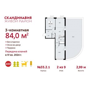 89 м², 3-комнатная квартира 20 103 040 ₽ - изображение 1