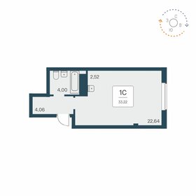 29,2 м², квартира-студия 4 399 000 ₽ - изображение 112