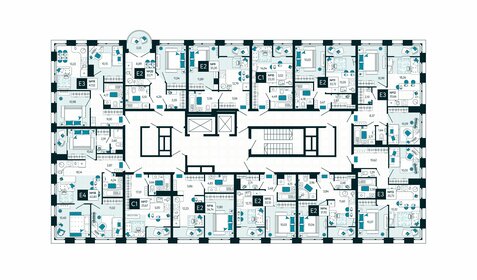 65,9 м², 2-комнатная квартира 6 728 400 ₽ - изображение 30