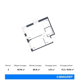 Квартира 40,8 м², 1-комнатная - изображение 1