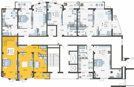 515,7 м², 7-комнатная квартира 92 826 000 ₽ - изображение 115