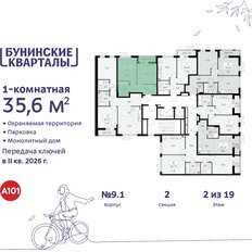 Квартира 35,6 м², 1-комнатная - изображение 4