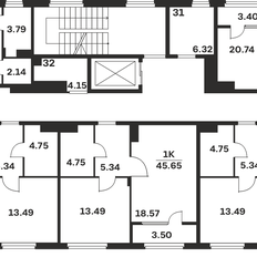 Квартира 69,2 м², 2-комнатная - изображение 3