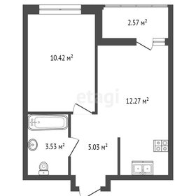 Квартира 30,8 м², 1-комнатная - изображение 3