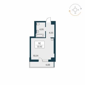 32,5 м², квартира-студия 3 250 000 ₽ - изображение 36