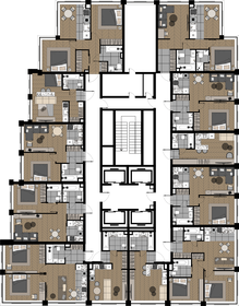 24,3 м², квартира-студия 15 609 242 ₽ - изображение 26
