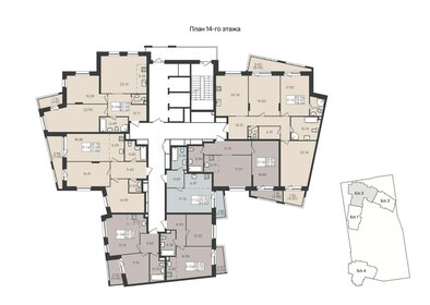 35 м², квартира-студия 8 999 000 ₽ - изображение 47