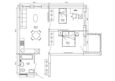 69,5 м², 3-комнатная квартира 7 250 000 ₽ - изображение 73