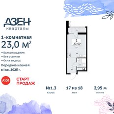 Квартира 23 м², студия - изображение 3