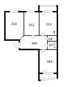 Квартира 101,6 м², 3-комнатная - изображение 1