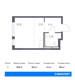 22 м², квартира-студия 5 150 000 ₽ - изображение 14