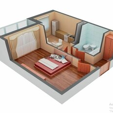 Квартира 32,6 м², 1-комнатная - изображение 4