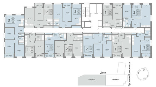 71,5 м², 4-комнатная квартира 10 104 444 ₽ - изображение 23