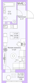 27,5 м², квартира-студия 6 880 000 ₽ - изображение 11