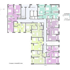 Квартира 57 м², 1-комнатная - изображение 2