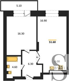 57,6 м², 2-комнатная квартира 9 800 000 ₽ - изображение 58
