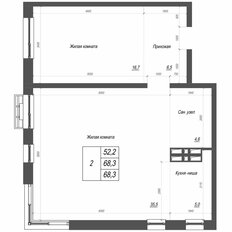 Квартира 68,3 м², 3-комнатная - изображение 4