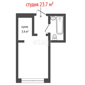 Квартира 23,7 м², студия - изображение 4