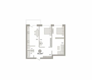 67 м², 2-комнатная квартира 4 750 000 ₽ - изображение 20