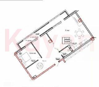 Квартира 115 м², 1-комнатная - изображение 1