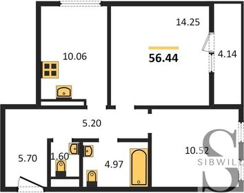 74,3 м², 3-комнатная квартира 9 800 000 ₽ - изображение 65