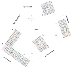 Квартира 44 м², 1-комнатная - изображение 2