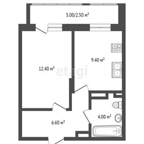 Квартира 37,4 м², 1-комнатная - изображение 4