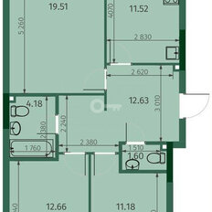 Квартира 89 м², 3-комнатная - изображение 3