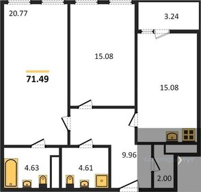 95,1 м², 2-комнатная квартира 19 950 000 ₽ - изображение 145