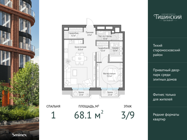 11 м², 1-комнатные апартаменты 3 500 000 ₽ - изображение 102