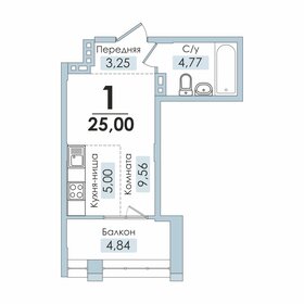 35,4 м², 1-комнатная квартира 3 300 000 ₽ - изображение 75