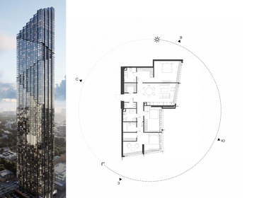 186,6 м², 3-комнатные апартаменты 110 784 304 ₽ - изображение 103