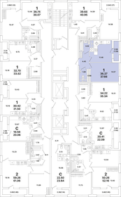 42,5 м², 2-комнатная квартира 8 100 000 ₽ - изображение 81