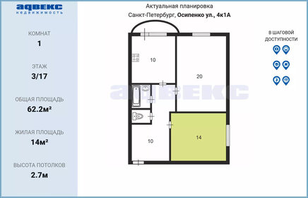 13 м², комната 2 000 000 ₽ - изображение 117