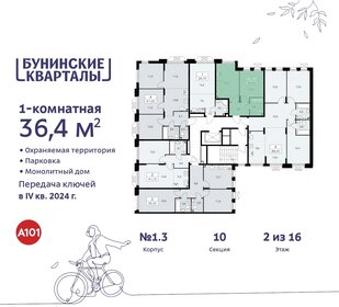 36,3 м², 1-комнатная квартира 9 397 380 ₽ - изображение 12