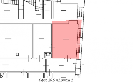 26,5 м², офис - изображение 5