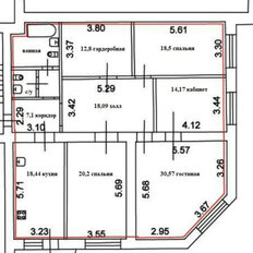 Квартира 152 м², 3-комнатная - изображение 3