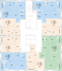 Квартира 58,8 м², 2-комнатная - изображение 2