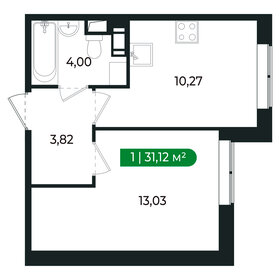 32,4 м², 1-комнатная квартира 4 150 000 ₽ - изображение 75