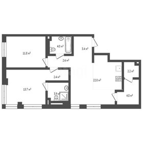 Квартира 71 м², 3-комнатная - изображение 2