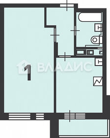 Квартира 42 м², 1-комнатная - изображение 1