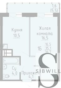 40 м², 1-комнатная квартира 4 700 000 ₽ - изображение 37