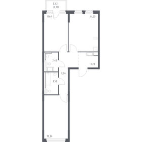 55,2 м², 2-комнатная квартира 8 167 000 ₽ - изображение 62