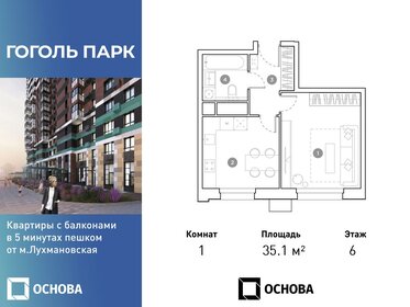 30 м², 1-комнатная квартира 9 500 000 ₽ - изображение 58